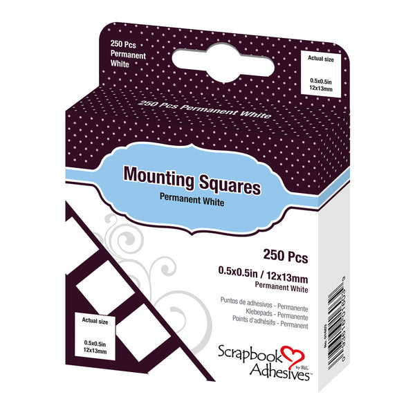 Adhesive - Mounting Squares - White (250pc)