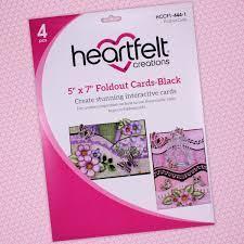 hccf1-444-1 - 5" x 7" Foldout Cards-Black