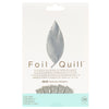 660668 : Foil Sheets - WR - Foil Quill - 4 x 6 Inch Sheets - Silver Swan (30 Piece)