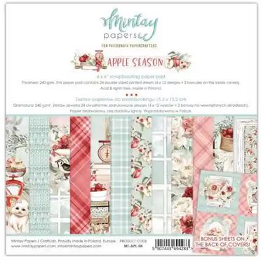 Mintay - Apple Season : APL-08 6x6 Paper Pad