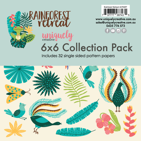UCP2297 : Rainforest Retreat 6x6 Paper Pad