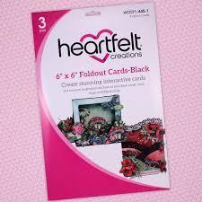 hccf1-445-1 - 6" x 6" Foldout Cards-Black