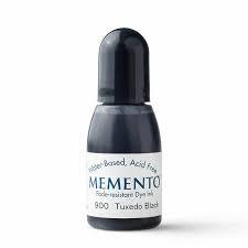 Memento Re inker -Tuxedo Black 900 15mls