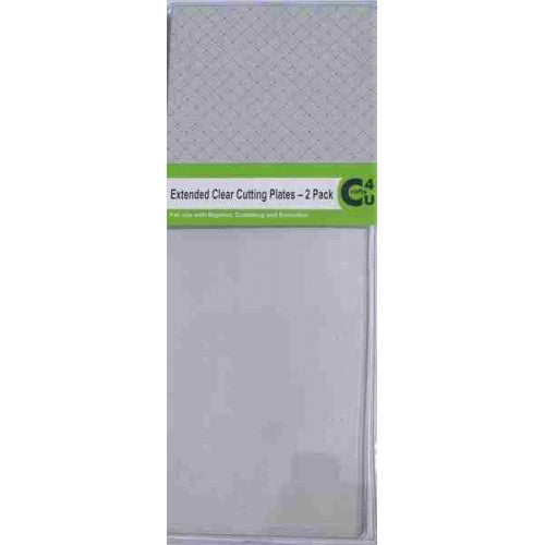 Crafts4U - Extendedc Clerar Cutting Plates - 2 pack 10060