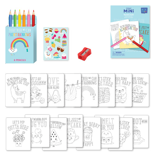 Mini Images Color Totally Mini : Mini Colour-in Cards – Craftables