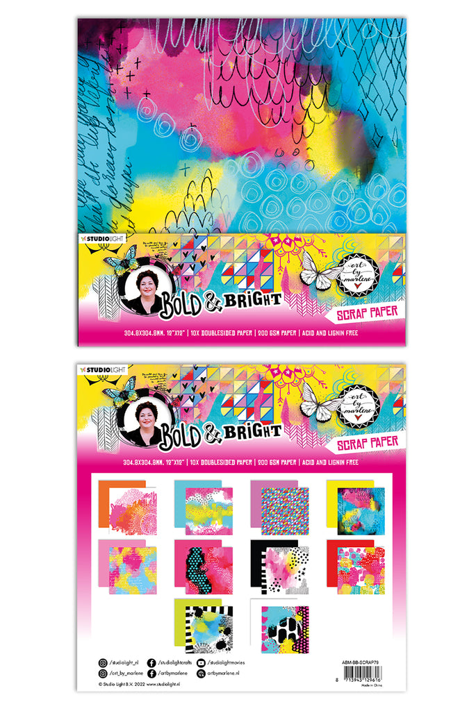 Scrap Set Paper Pack :  (ABM - Bold & Bright) SCRAP79