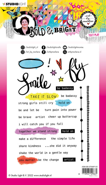 Text Play :  (ABM - Bold & Bright) STAMP125