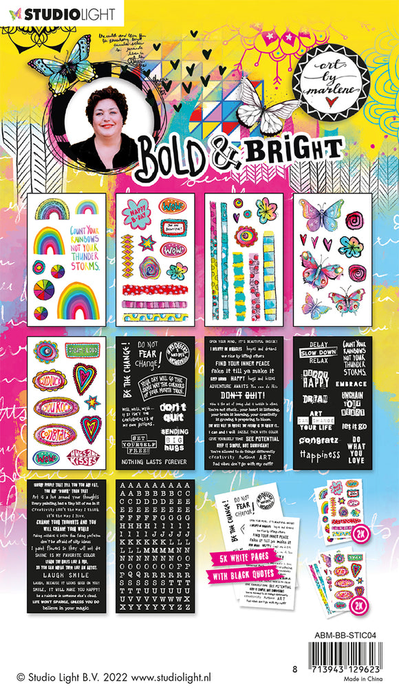 Sticky Pad Quotes and Elements (ABM - Bold & Bright) STIC04