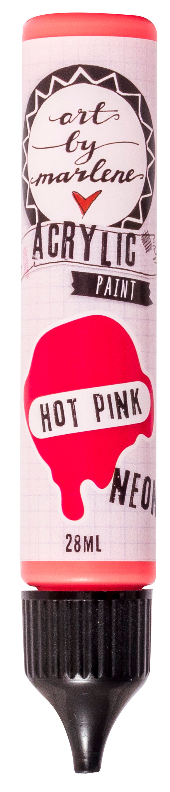 Acrylic Paint - Hot Pink Neon : (ABM) ACP21