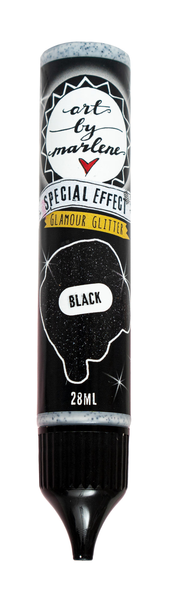 Special Effect Glamour Glitter - Black : (ABM) ACP37