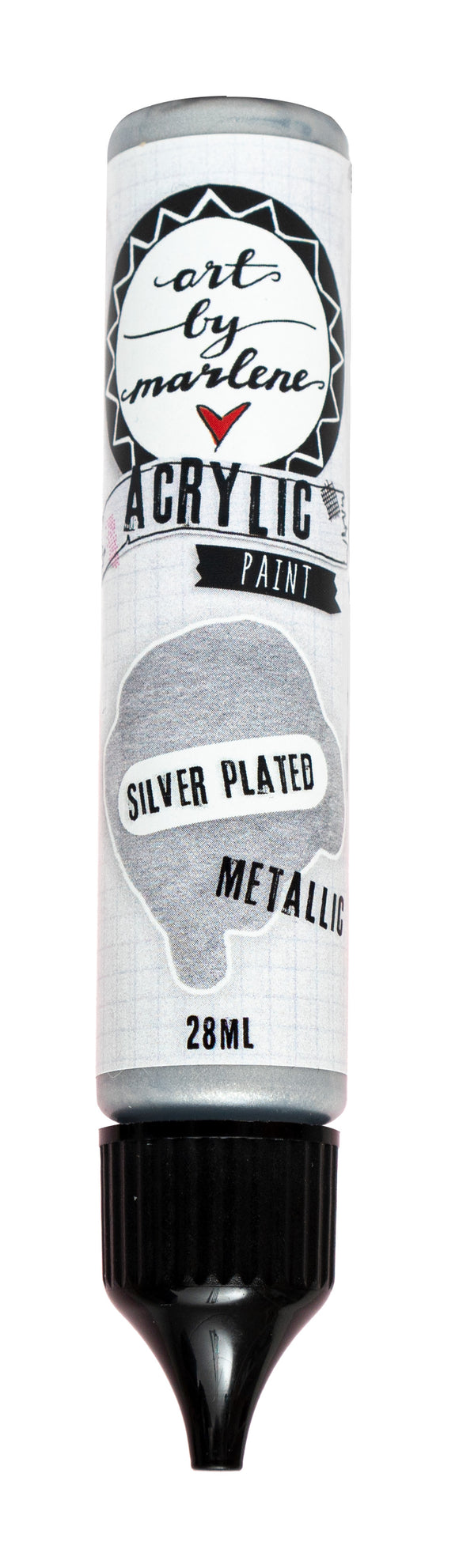 Special Effect Acrylic Paint - Silver Plated : (ABM) ACP42