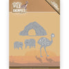 Dies - Amy Design - Wild Animals Outback - Emu and Wombat