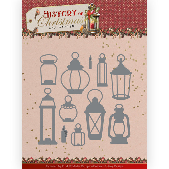 Die- Amy Design - History of Christmas - All Kinds of Lanterns