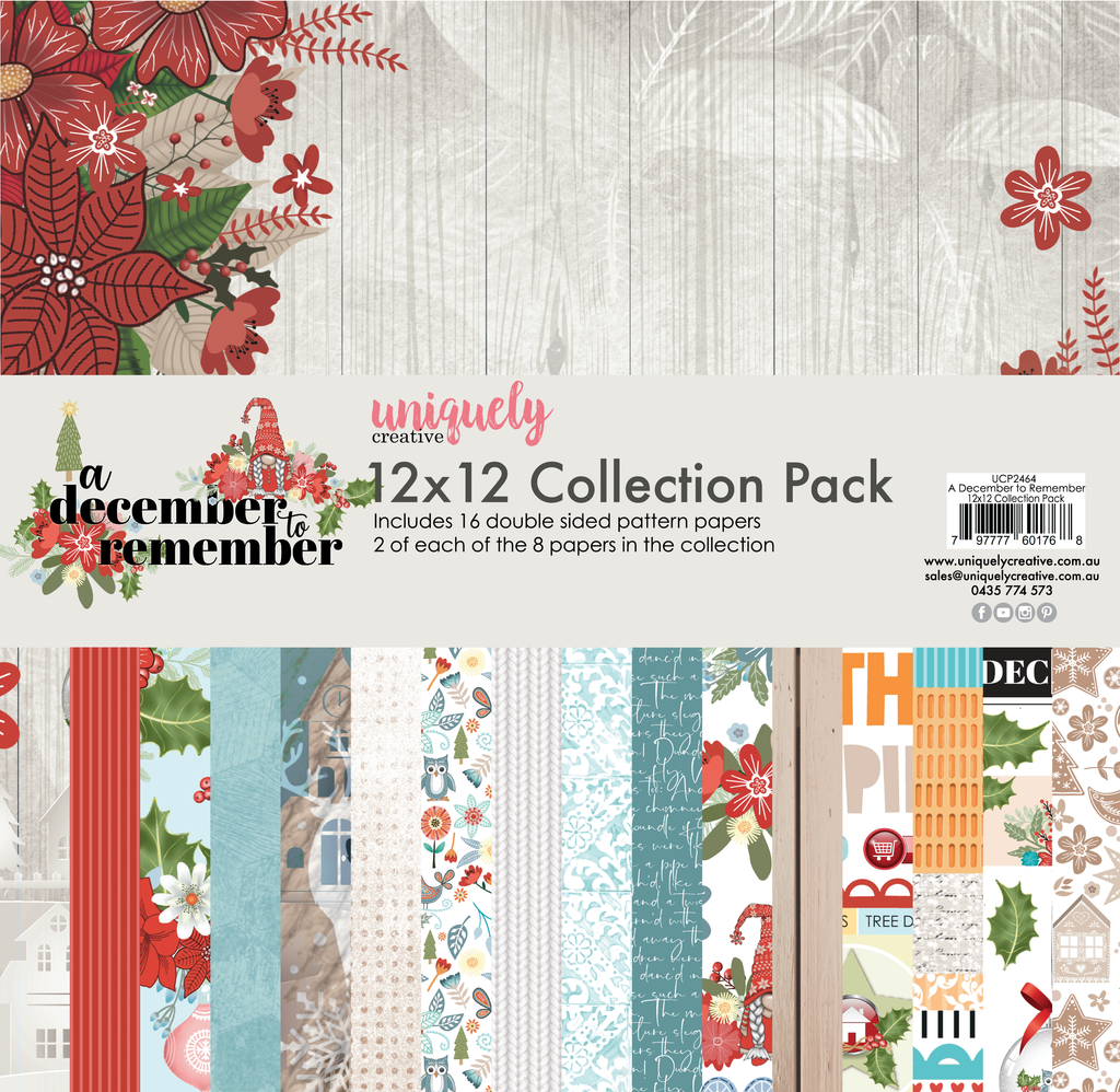 UCP2464 : 12 x 12 Collection Pack (16 sheets) (A December to Remember)