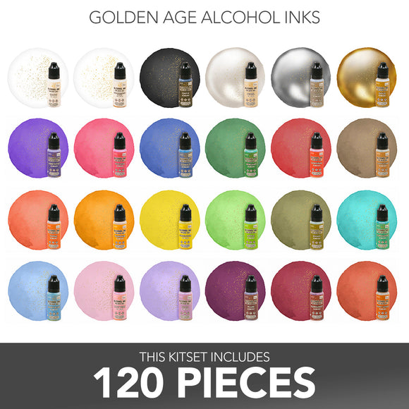 * CO Golden Age Alcohol Ink Special - 4+1 ea inks (24 colours) - once only per store