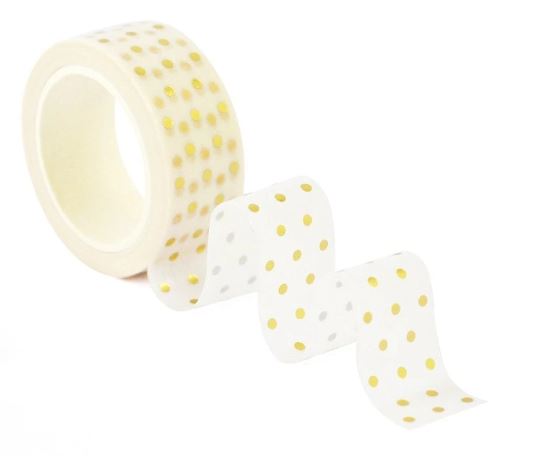 Altenew ALT4994 - Gold Foil Polka Dot Washi Tape