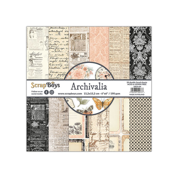 ARCH-09 : Archivaila - Paper Pad 6" x 6"