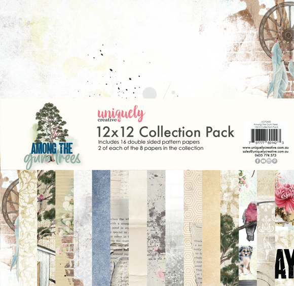 UCP2420 : 12 x 12 Collection Pack (16 sheets) (Among the Gum Trees)