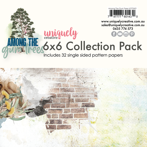 UCP2421 : 6 x 6 Collection Pack (32 sheets)  (Among the Gum Trees)