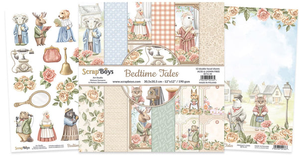 BETA-08 : 12" x 12" Paper Pad (Bedtime Tales)