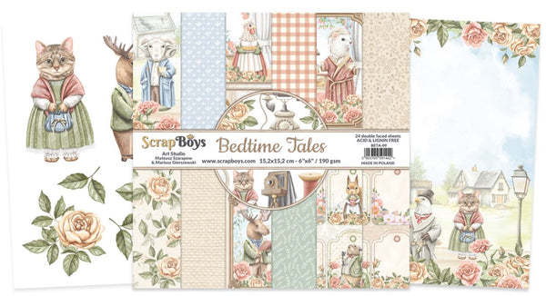 ScrapBoys : BETA-09  6" x 6" Paper Pad (Bedtime Tales)