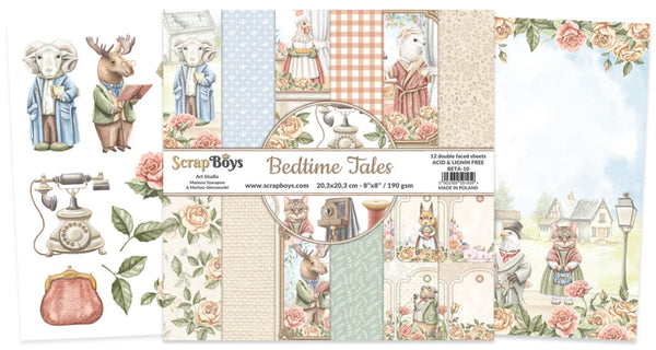 ScrapBoys : BETA-10  8" x 8" Paper Pad (Bedtime Tales)