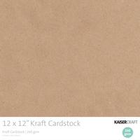 CB155 Kraft Cardstock 12x12 20sheets 260gsm