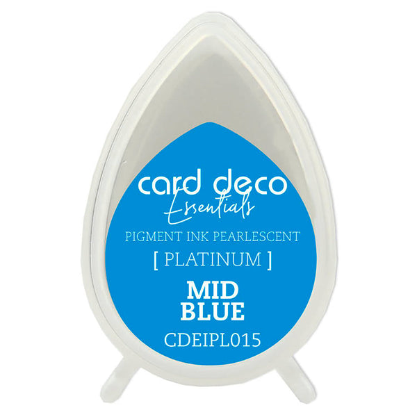 Card Deco Essentials Fast-Drying Pigment Ink Pearlescent Mid Blue