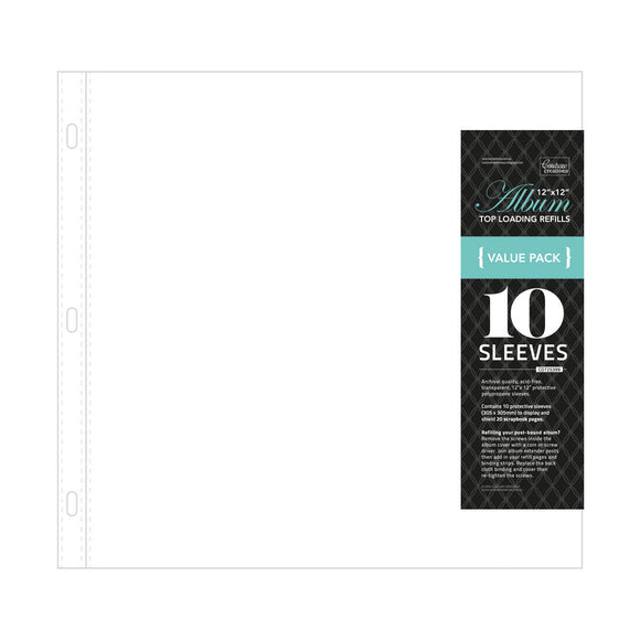 Refills 10 pack with no inserts - Suitable for D-Ring and Post Bound