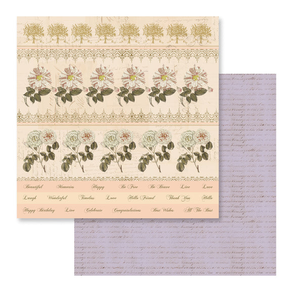 Paper - 12 x 12in - Butterfly Garden - Sheet 4 - 304.8 x 304.8mm | 12 x 12in