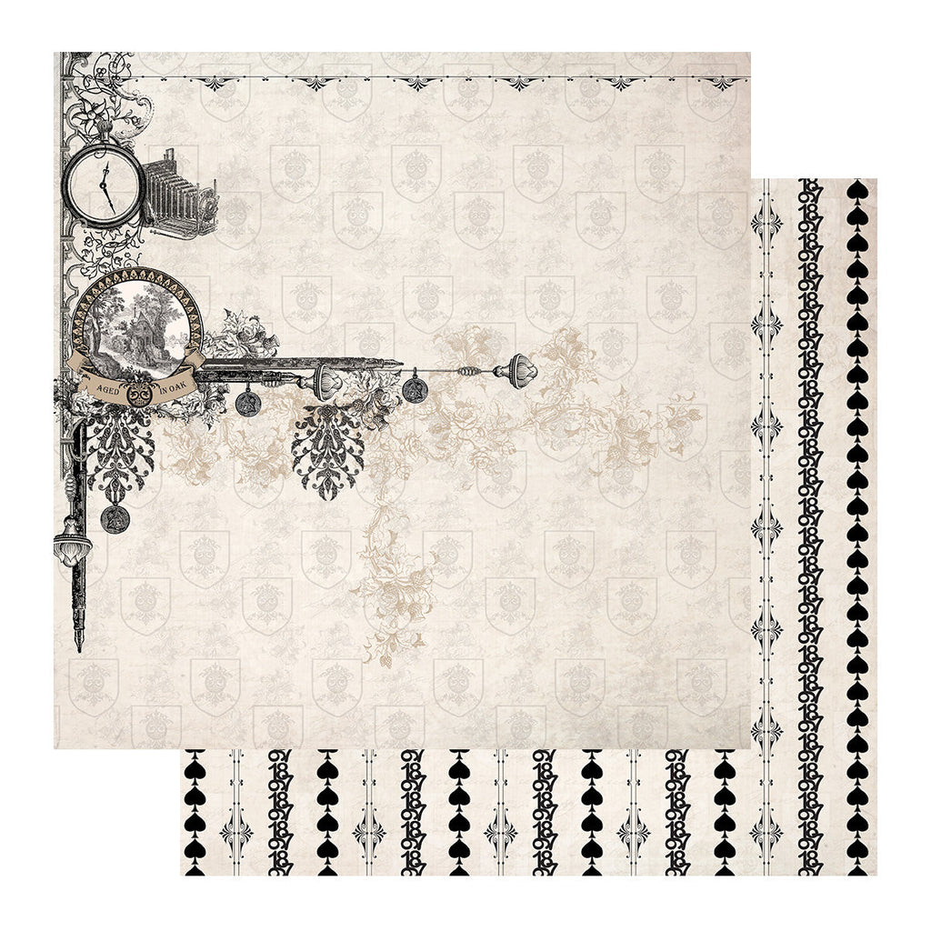 x x Paper - 12 x 12in - Gentlemans Emporium Sheet 2