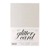 A4 Glitter Card 10 sheets per pack 250gsm - Silver
