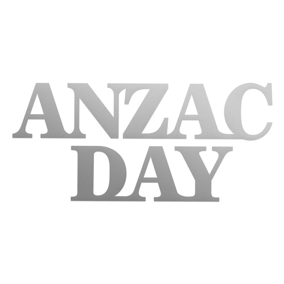 Mini Die - Lest We Forget - Anzac Day (1pc) - 48 x 48mm | 1.8 x 1.8in