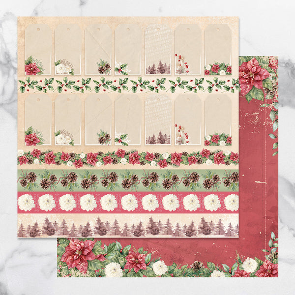Paper - 12 x 12in Double Sided - The Gift of Giving - Paper 6 (5pc)