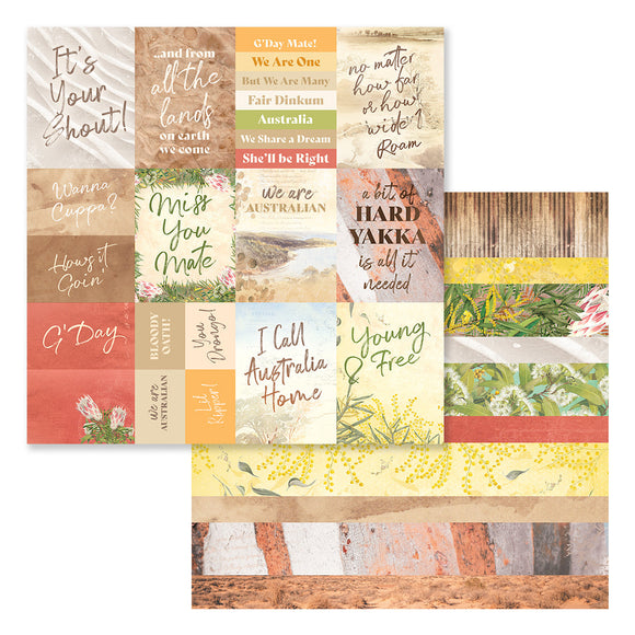 Paper - 12 x 12in Double Sided - Sweeping Plains Sheet 11 (5pc)