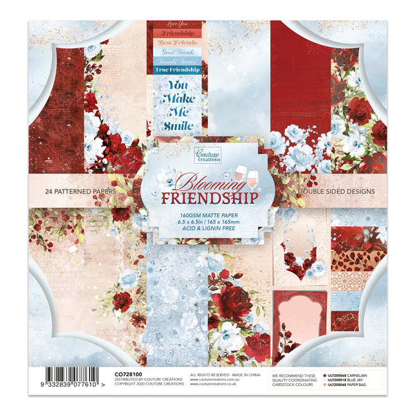 Paper Pad - Blooming Friendship 6.5 x 6.5 (24 sheets)