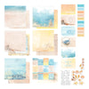 Collection Pack - Seaside Girl - 200gsm - 12 x 12 - (12 sheets, 6 postcards, sticker set)