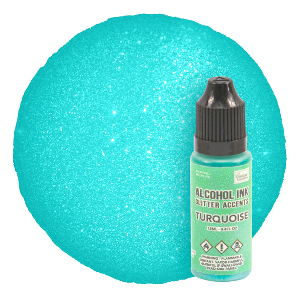 A Ink Glitter Accents Turquoise - 12mL | 0.4fl oz