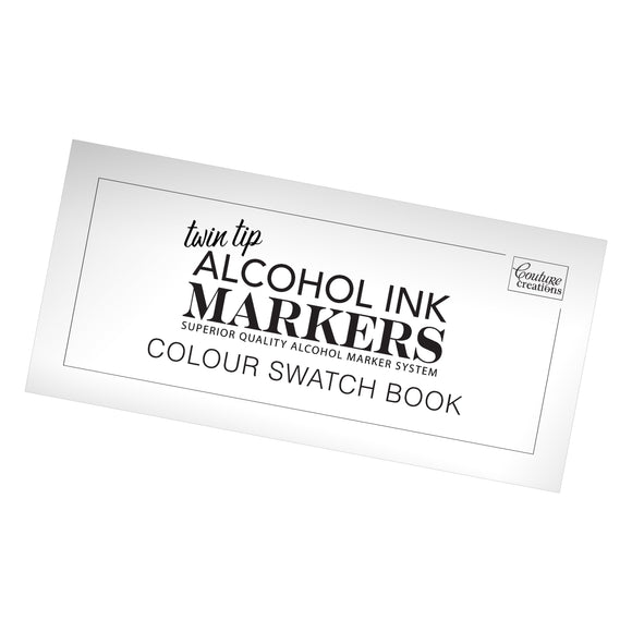 *Twin Tip Alcohol Ink Marker - Colour Swatch Book (DL Size)