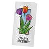 Couture Creations - Stamp & Colour Outline Stamps - Framed Tulips (8pc) CO728706