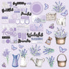 Lavender Love Ephmera Set (63 pce)