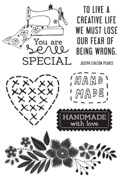 Kaisercraft : CS369 - Crafternoon Clear Stamp - Crafternoon Clear Stamp