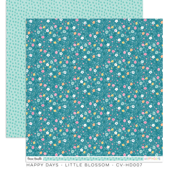 Little Blossom Scrapbooking Paper : CV-HD007 - Happy Days (Apr23)