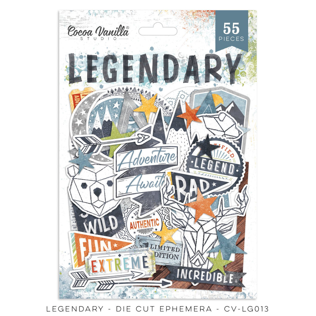 Coco Vanilla : CV-LG013 - Legendary   œDie Cut Ephemera �