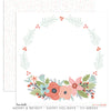 CV-MB005 : Merry & Bright "Happy Holidays" Paper (Cocoa Vanilla)