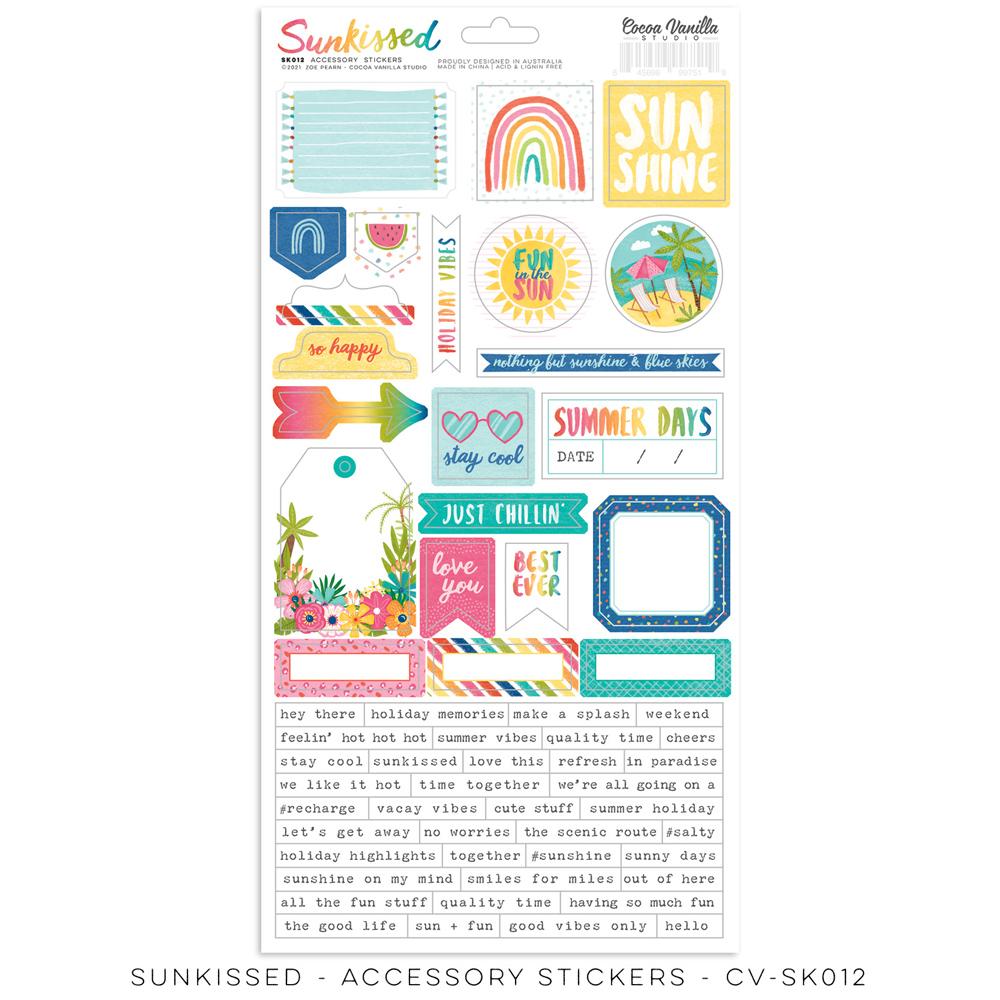 CV-SK012 - Sunkissed  “Accessory Stickers” (Cocoa Vanilla)