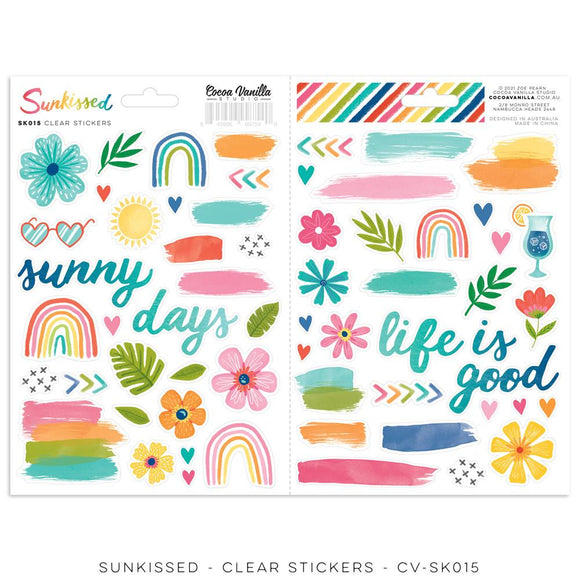 CV-SK015 - Sunkissed  “Clear Stickers” (Cocoa Vanilla)
