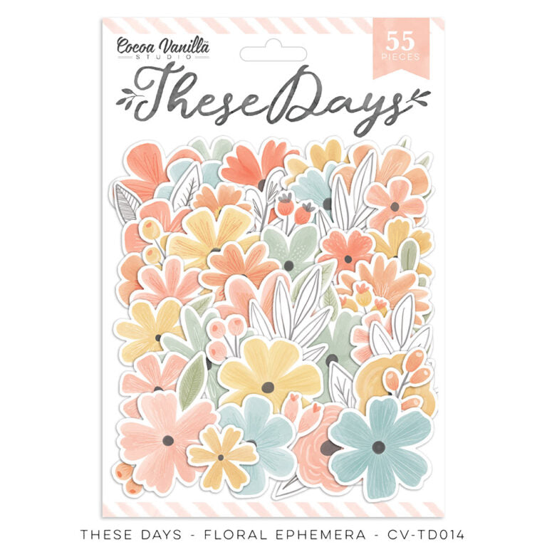 Coco Vanilla : CV-TD014 - Floral Die Cuts (These Days)