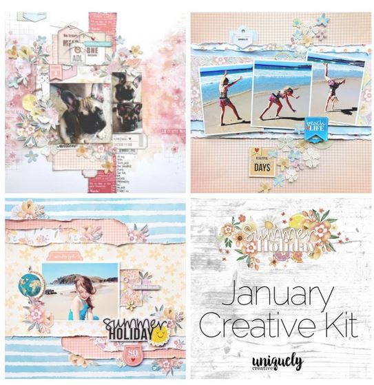 Creative Kit Club - Jan 2022 Collection (Summer Holiday)