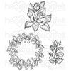 hcpc-3754 - Classic Rose Bouquet Cling Stamp Set